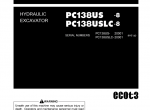repair manual Komatsu Hydraulic Excavator PC138US-8 Shop & Maintenance Manuals PDF - 1
