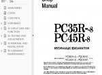 repair manual Komatsu PC35R-8, PC45R-8 Hydraulic Excavator Shop Manuals PDF - 2