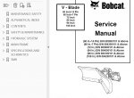 repair manual Bobcat 60, 72, 84, 96, 108 Inch V - Blade Service Manual PDF - 2