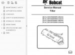 repair manual Bobcat 62 Inch, 76 Inch Tiller Service Manual PDF - 2