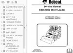 repair manual Bobcat S205 Skid-Steer Loader Service Manual PDF - 3