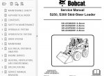 repair manual Bobcat S250, S300 Skid-Steer Loader Service Manual PDF - 2