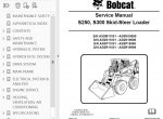 repair manual Bobcat S250, S300 Skid-Steer Loader Service Manual PDF - 4