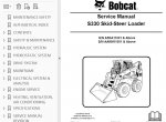 repair manual Bobcat S330 Skid-Steer Loader Service Manual PDF - 2