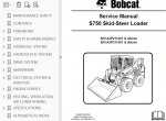 repair manual Bobcat S750 Skid-Steer Loader Service Manual PDF - 2