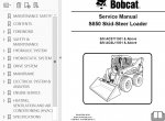 repair manual Bobcat S850 Skid-Steer Loader Service Manual PDF - 2