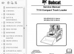repair manual Bobcat T110 Compact Track Loader Service Manual PDF - 2