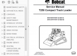 repair manual Bobcat T250 Compact Track Loader Service Manual PDF - 3