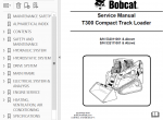 repair manual Bobcat T300 Compact Track Loader Service Manual PDF - 3