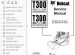 repair manual Bobcat T300 Turbo, T300 Turbo High Flow Loaders Service Manual PDF - 2