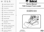 repair manual Bobcat T320 Compact Track Loader Service Manual PDF - 2