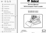 repair manual Bobcat T870 Compact Track Loader Service Manual PDF - 2