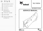 repair manual Bobcat Tilt-Tatch Service Manual PDF - 2