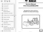 repair manual Bobcat V518 VersaHANDLER Service Manual PDF - 2