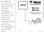 repair manual Bobcat V518 VersaHANDLER Service Manual PDF - 3