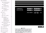 repair manual Komatsu Hydraulic Excavator PC200-210-220-8  PDF Set Manuals - 1