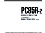 repair manual Komatsu Hydraulic Excavator PC95R-2 PDF Set of Manuals - 1