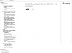repair manual Lexus GS F Repair Manual 10/2015 - 6