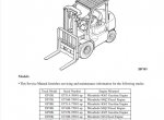 repair manual Cat Forklifts GP15K-GP35K, DP15K-DP35K Chassis, Mast & Options Service Manual PDF - 2