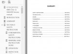 repair manual Fiat Kobelco G110.2 / G110.2 6WD Tier2 Grader Service Manual PDF - 1