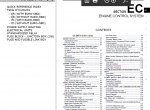 repair manual Nissan X-Trail Model T30 Series 2005 Electronic Service Manual - 1
