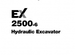repair manual Hitachi EX2500-6 Excavator Service Repair Workshop Manual - 2