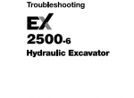 repair manual Hitachi EX2500-6 Excavator Service Repair Workshop Manual - 1