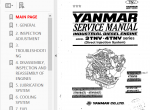 repair manual Yanmar Engine Base 3TNV-4TNV Series (Direct Injection System) Service Manual for Hyundai Equipment - 1