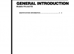 repair manual Hino Trucks FA, FB Series 2003 Workshop Manual PDF - 1