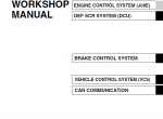 repair manual Hino Trucks 238, 258LP, 268, 338 Series with J08E-VB/VC Engines 2015 Set of PDF Manuals - 1
