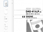 repair manual Komatsu Bulldozers D40 and D41 serie Set of Shop Manuals PDF - 3