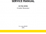 repair manual New Holland E175C (EVO) Crawler Excavator Service Manuals PDF - 1