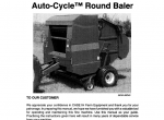 repair manual Case RS561 Auto-Cycle Round Baler Set of Manuals PDF - 1