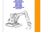 repair manual JCB 8040, 8045, 8050, 8055 Excavators Service Manual PDF - 2