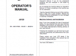 repair manual JCB JS120 Tracked Excavators Service & Operator’s Manual PDF - 2