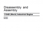 repair manual Perkins 1104D (Mech) Engine Systems Operation Testing Adjusting + Disassembly Assembly Manuals PDF - 2