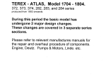 repair manual Terex Atlas 1704 / 1804 Excavator Workshop Manual PDF - 1