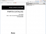 repair manual Ag-Chem Parts Catalog & Workshop Manuals EU 09.2020 - 1