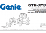 spare parts catalog Terex Genie GTH 3713 Spare Parts Catalog PDF - 1