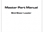 spare parts catalog Terex TSV50/60 and TSR70/80 Skid Steer Loader Master Part Manual PDF - 4