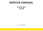 repair manual New Holland LM740 Telehandler Workshop Manual PDF - 1