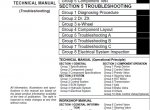 repair manual Hitachi Wheel Loader ZW100, ZW120 Troubleshooting Technical Manual PDF - 1
