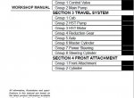 repair manual Hitachi Wheel Loader ZW20 Workshop Manual PDF - 1