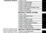 repair manual Hitachi Wheel Loader ZW30, ZW40, ZW50 Workshop Manual PDF - 1