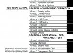 repair manual Hitachi Wheel Loaders ZW65, ZW75, ZW95 Technical Manual PDF - 1
