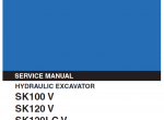 repair manual Kobelco SK100V/L V & SK120V/LC V Hydraulic Excavator PDF Manual - 8