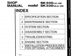repair manual Kobelco SK330LC-6E, SK330NLC-6E Hydraulic Excavator PDF Manual - 5