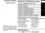 repair manual Hitachi Wheel Loader ZW100-G, ZW120-G Troubleshooting Technical Manual PDF - 1