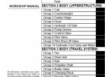 repair manual Hitachi Wheel Loader ZW220, ZW250 (Standard Specification) Workshop Manual PDF - 1