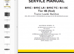 repair manual New Holland B95C/LR/TC & B110C Tier 4B (Final) Tractor PDF Manuals - 4